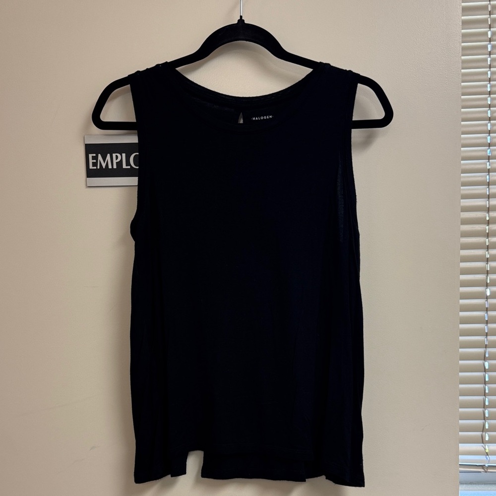 Halogen Classic Black Muscle Tee